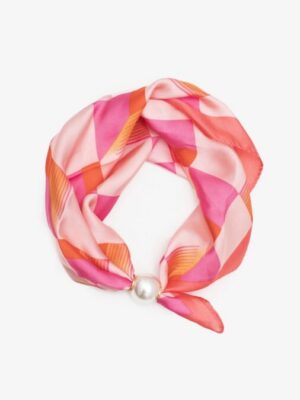 Antler Pearl Fasten Neck Tie | Sorbet