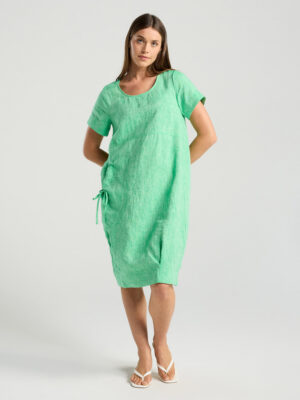 Blackstone Sabina Bubble Hem Dress | Emerald