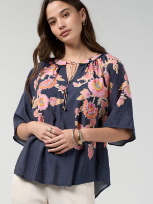 Loobie's Story Mirissa Top | Indigo Multi