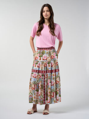 Loobie's Story Jaffna Skirt | Bone