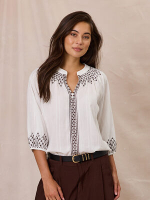 Design Nation Holland Top | White