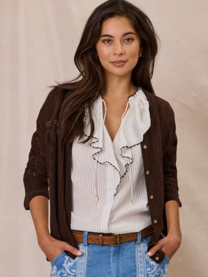 Design Nation Amber Cardigan | Cocoa