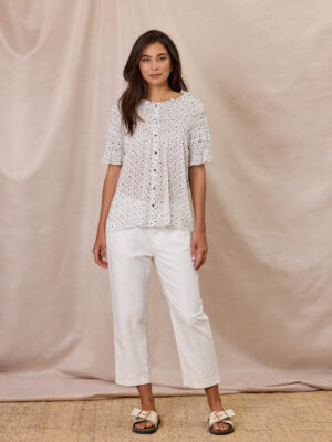 Design Nation Silhouette Top | White