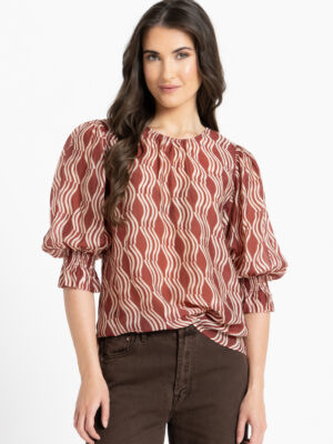 Seeking Lola Magnificent Top | Walnut Wave