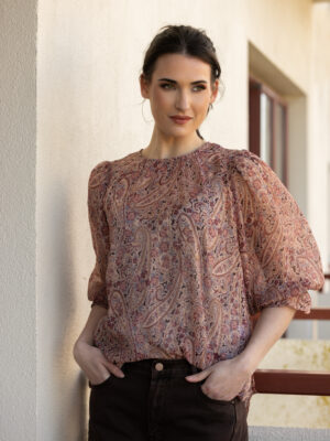 Seeking Lola Amalfi Blouse | Dreamy Ripple