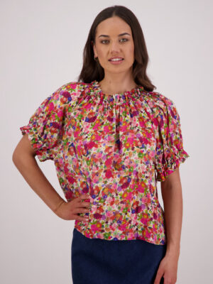 Briarwood Teddy Top | Bright Floral
