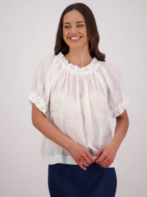 Briarwood Teddy Top | White