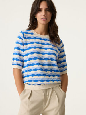 Garcia Pullover | Waves Summer Cobalt