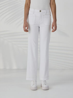 Lania Chrome Jean | Blanc