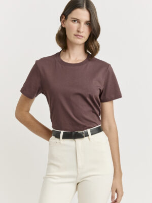 Toorallie Organic Cotton Tee | Cocoa