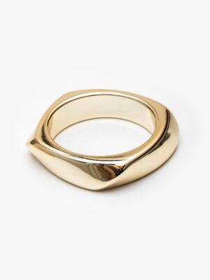 Antler Sculpt Bangle | Gold