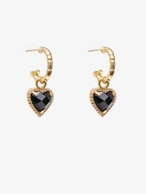 Antler Twilight Heart Earring