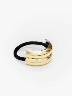 Antler Double Curve Hair Cuff | Gold