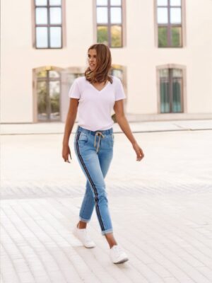 Lania Boyfriend Jean | Destressed Tape