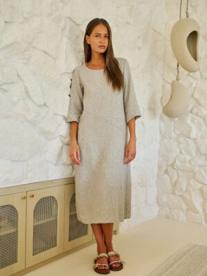 Naturals By O&J Linen Dress | Mousse