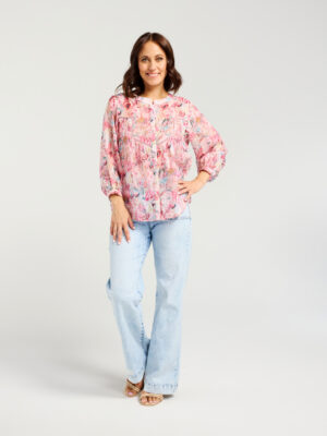 Zafina Willa Blouse | Floral Haze