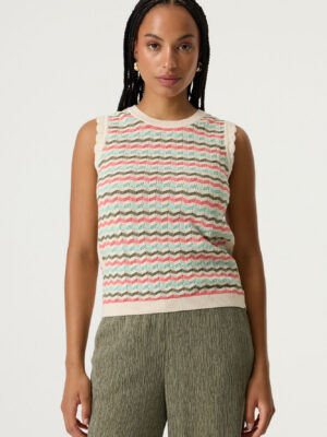 Garcia Singlet | Chevron Stripe