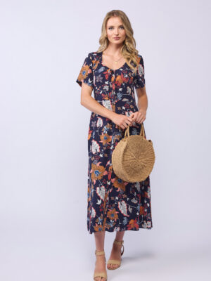 Drama Vanessa Dress | Floral Dot