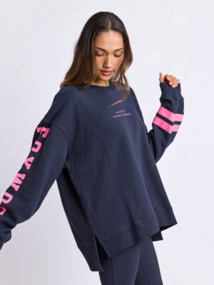 Foxwood Origin Crew | Navy with Pink