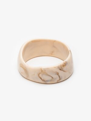 Antler Halo Bangle | Marble
