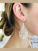 Twigg Filigree Lulu Earrings | Silver