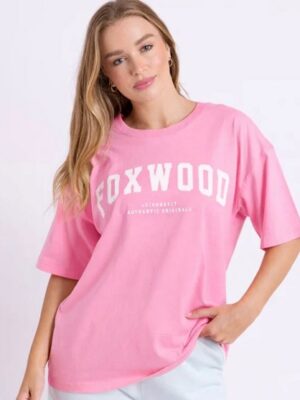 Foxwood Interval Tee | Bubblegum