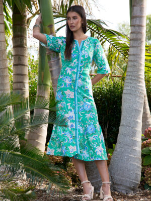 Loobie's Story Samira Midi Dress | Emerald