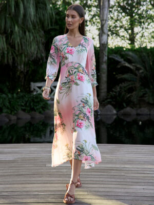Loobie's Story Ayana Midi Dress | Blush