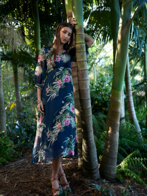 Loobie's Story Ayana Midi Dress | Indigo