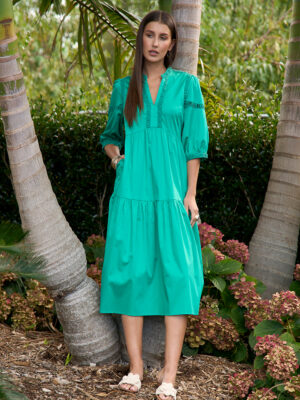 Loobie's Story Talalla Midi Dress | Emerald