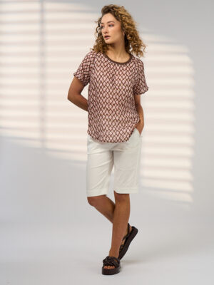 Madly Sweetly Marina Short | Silk White