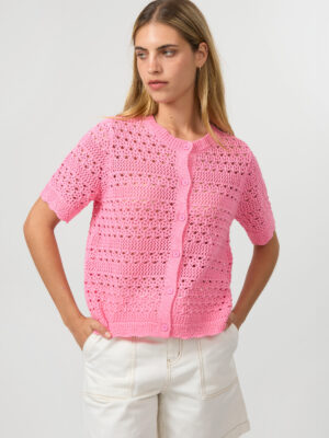 Celeste Knit Cardi | Carnation